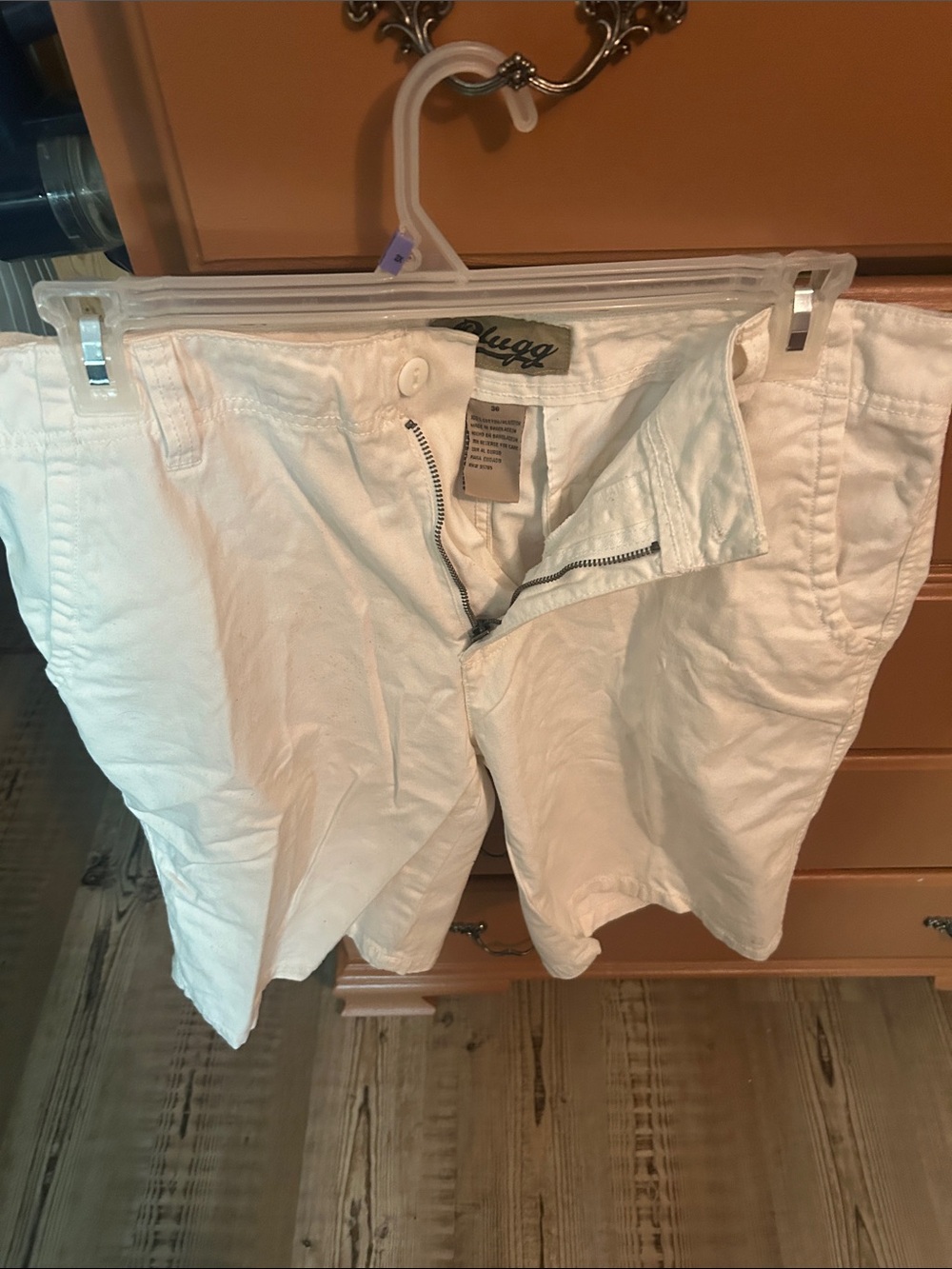Echo White Men’s Flat Front Casual Shorts